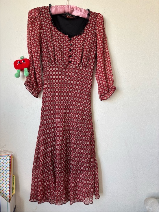 Vintage Dresses & Skirts - Vintage Little house on the prarrie style Fall dress